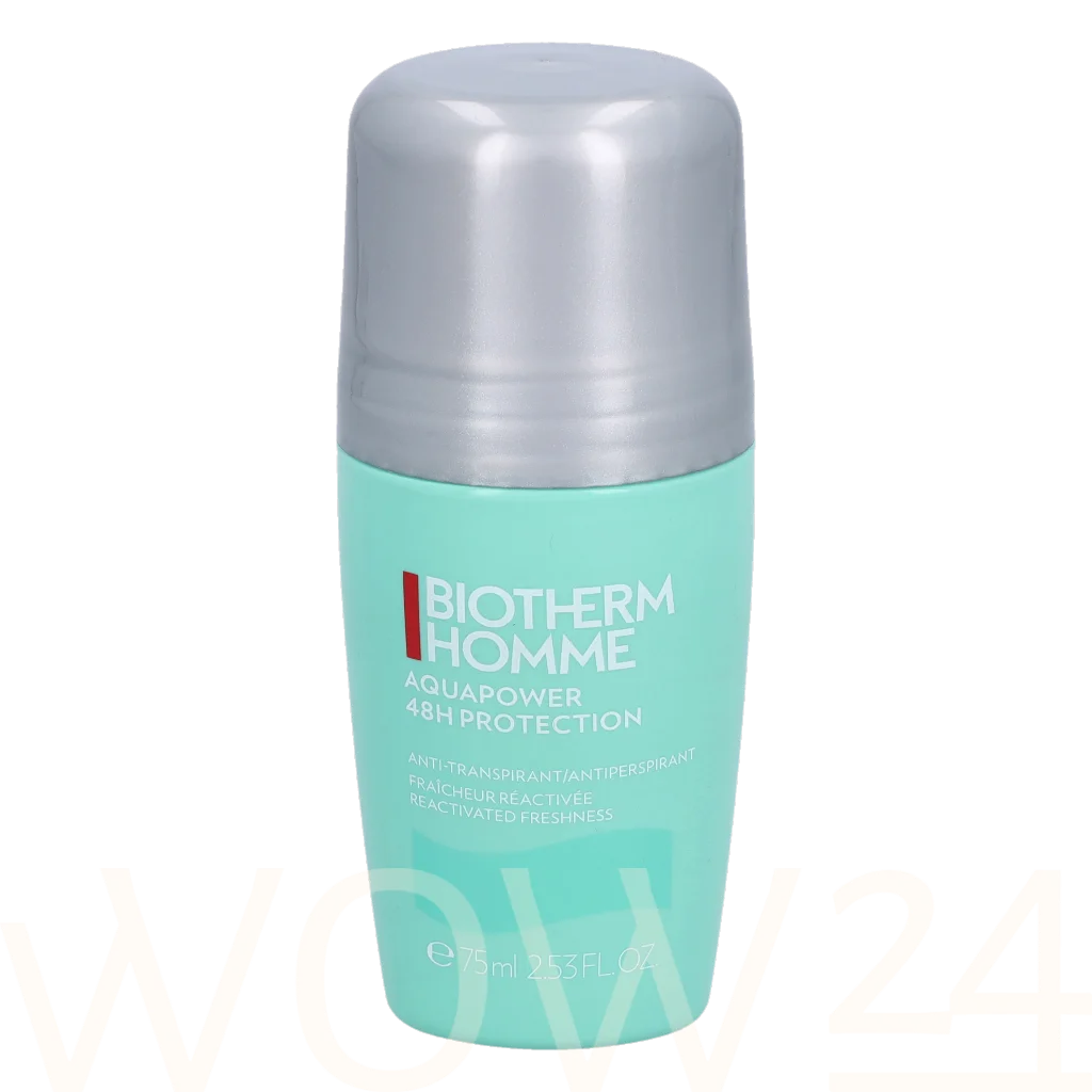 Biotherm Homme Aquapower Deo Roll-On 75 ml dezodorantas