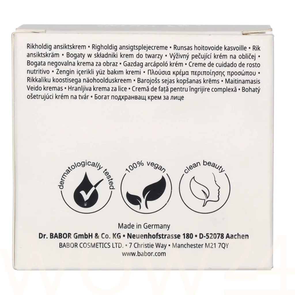 Babor Babor Skinovage Balancing Cream Rich 50 ml Vyrams