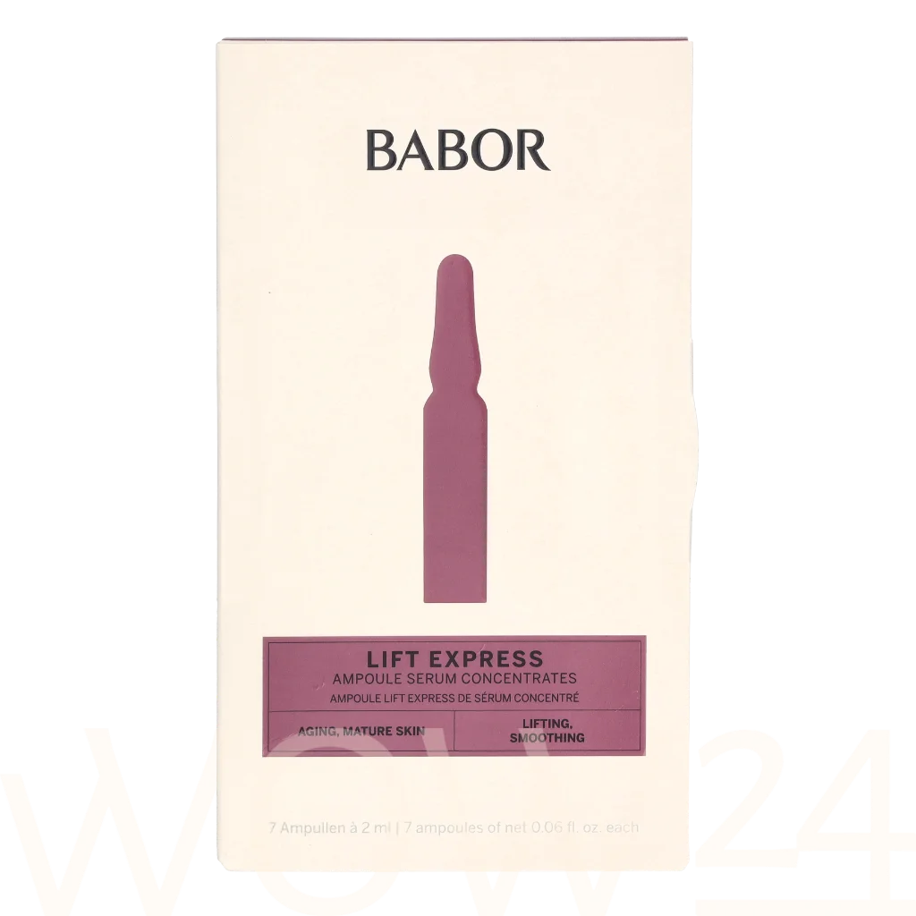 Babor Ampoules for skin rejuvenation Lift Express (Ampoule Concentrates) 7 x 2 ml 2ml vietinės priežiūros priemonė