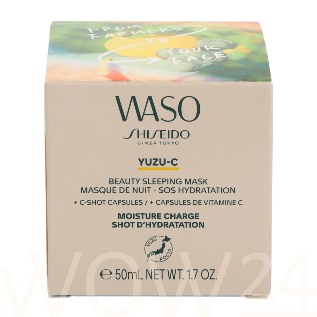 Shiseido Shiseido WASO Yuzu-C Beauty Sleeping Mask Veido kaukė