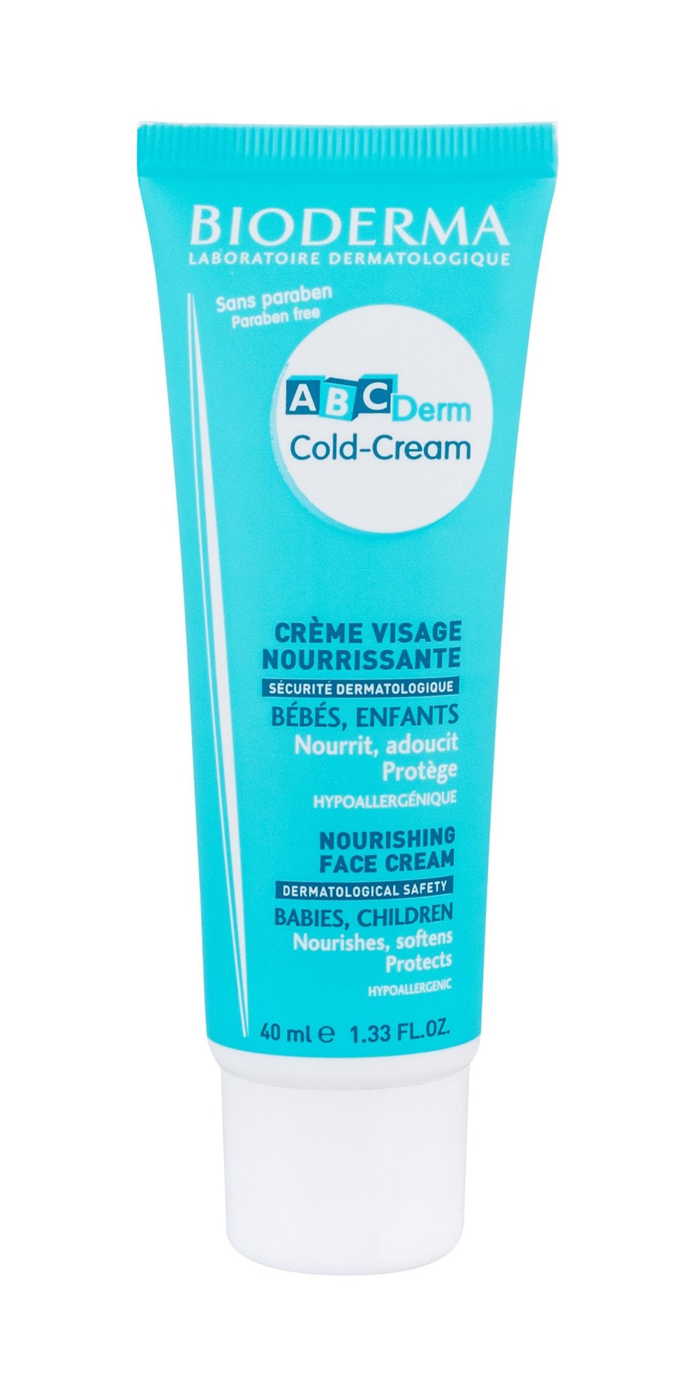BIODERMA ABCDerm Cold-Cream 40ml dieninis kremas (Pažeista pakuotė)