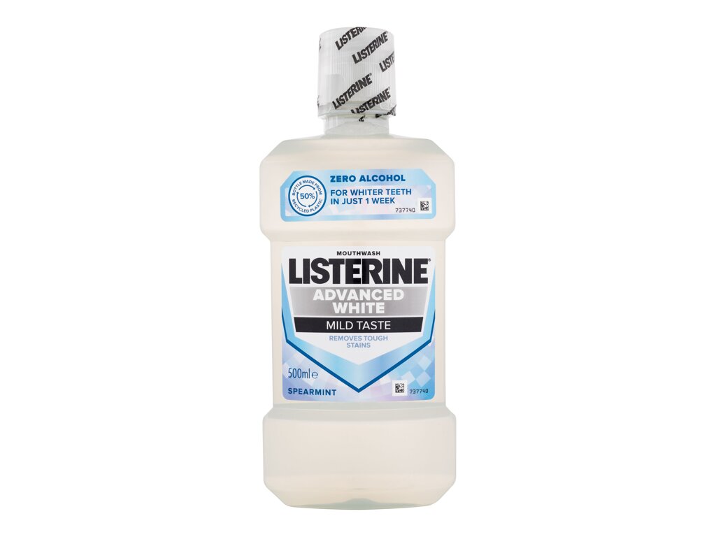 Listerine Advanced White Mild Taste Mouthwash dantų skalavimo skystis