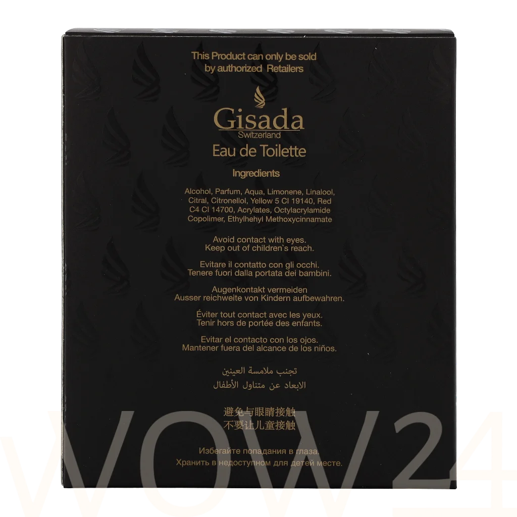 Gisada Gisada Uomo Men Edt Spray 100 ml NI&Scaron;INIAI Kvepalai Vyrams EDT
