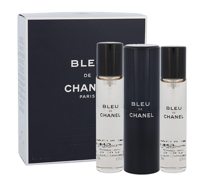 Chanel Bleu de Chanel 3x20ml Kvepalai Vyrams EDT