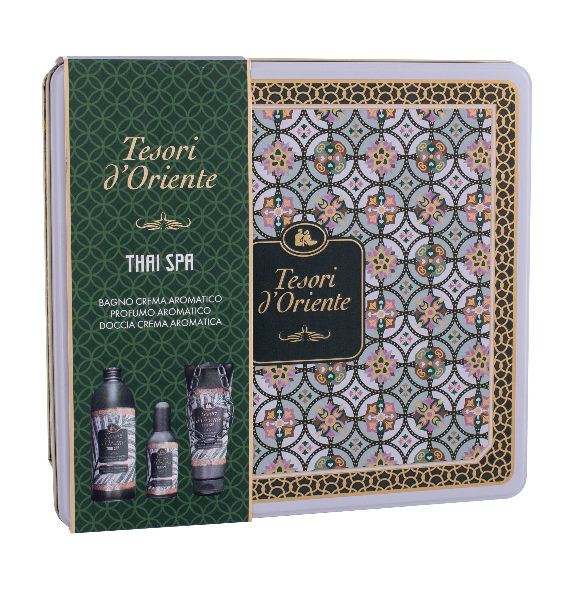 Tesori d´Oriente Thai Spa 100ml Edp 100 ml + Shower Cream 250 ml + Bath Foam 500 ml Kvepalai Moterims EDP Rinkinys (Pažeista pakuotė)
