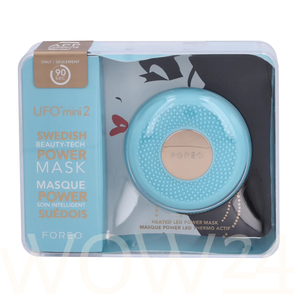 Foreo Foreo Ufo 2 Mini Power Mask & Light Therapy - Mint 1 piece veido valymo prietaisas