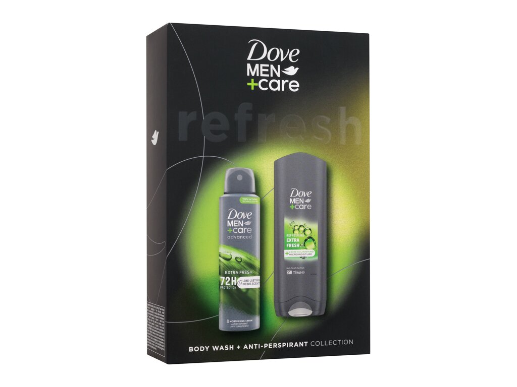 Dove Men + Care Extra Fresh Du&scaron;o gelis 250 ml Set