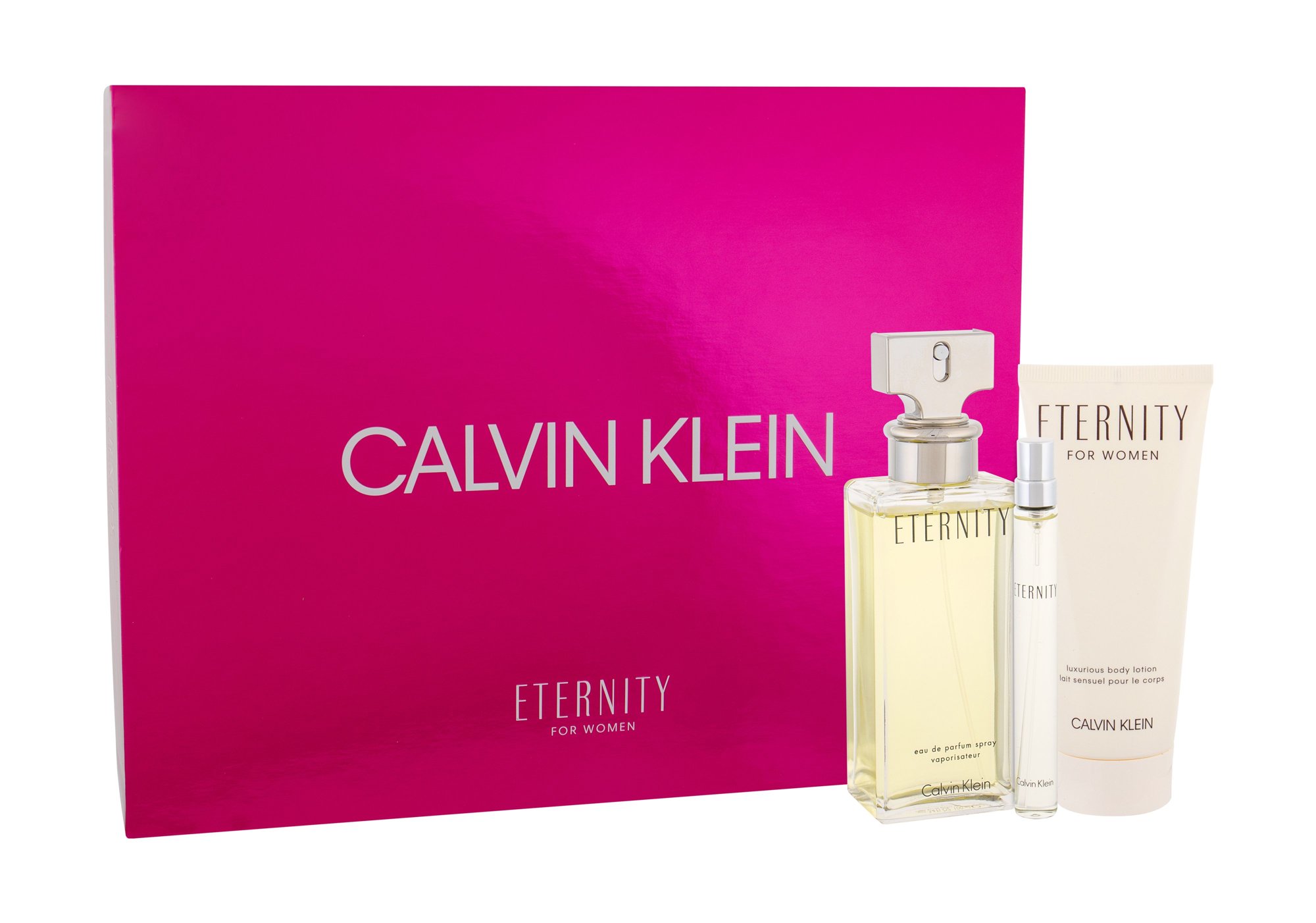 Calvin Klein Eternity 100ml Edp 100 ml + Body Lotion 100 ml + Edp 10 ml Kvepalai Moterims EDP Rinkinys